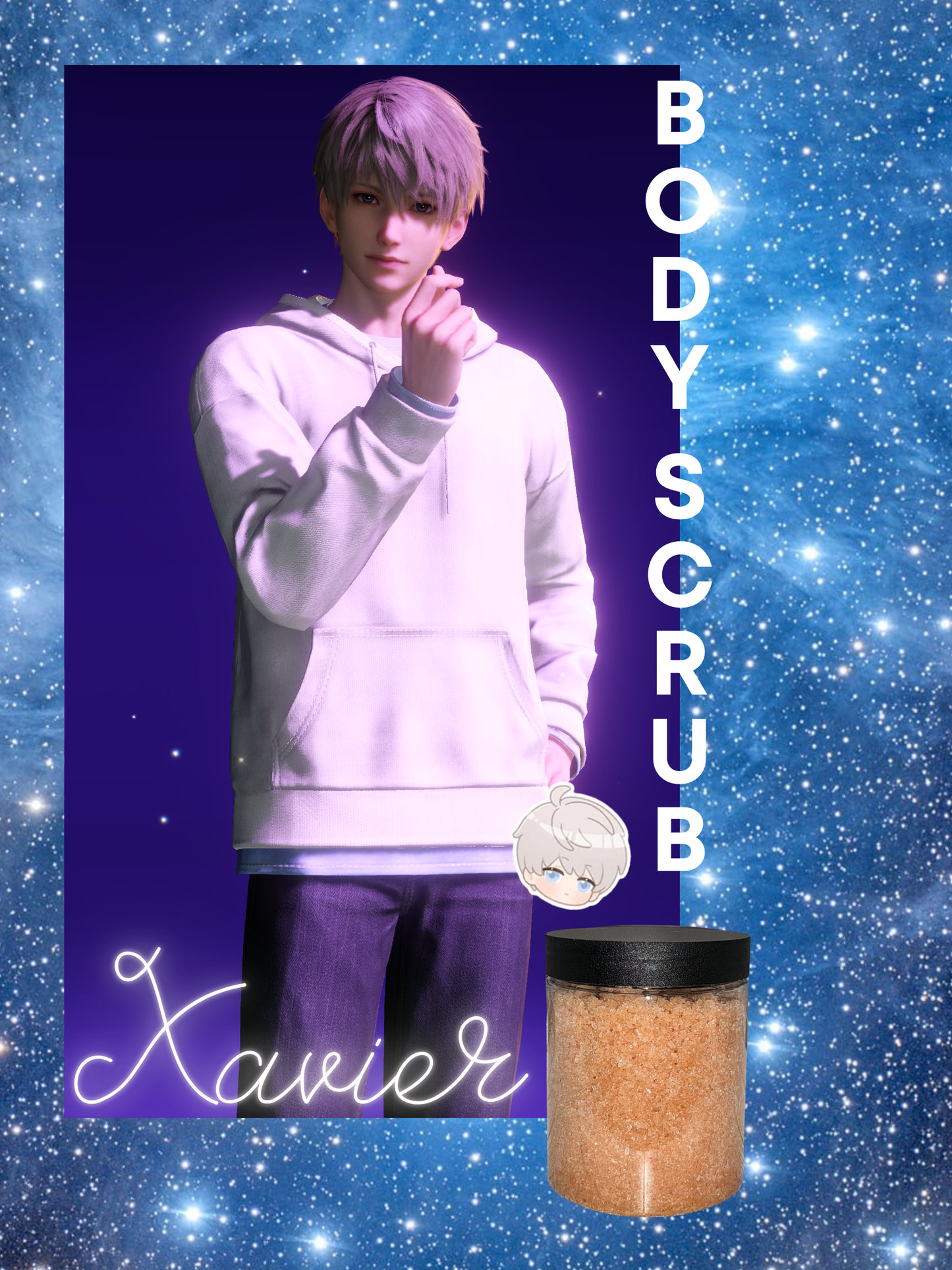 Love and Deepspace Inspired Body Scrubs