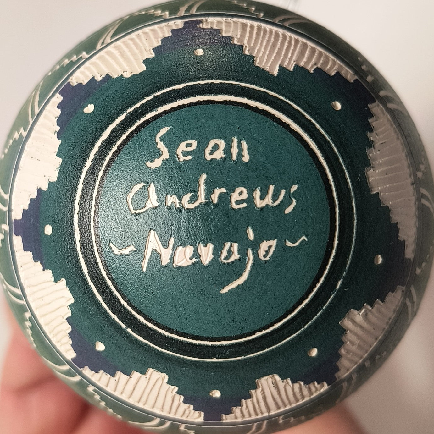 Navajo Christmas Ornament (Green)