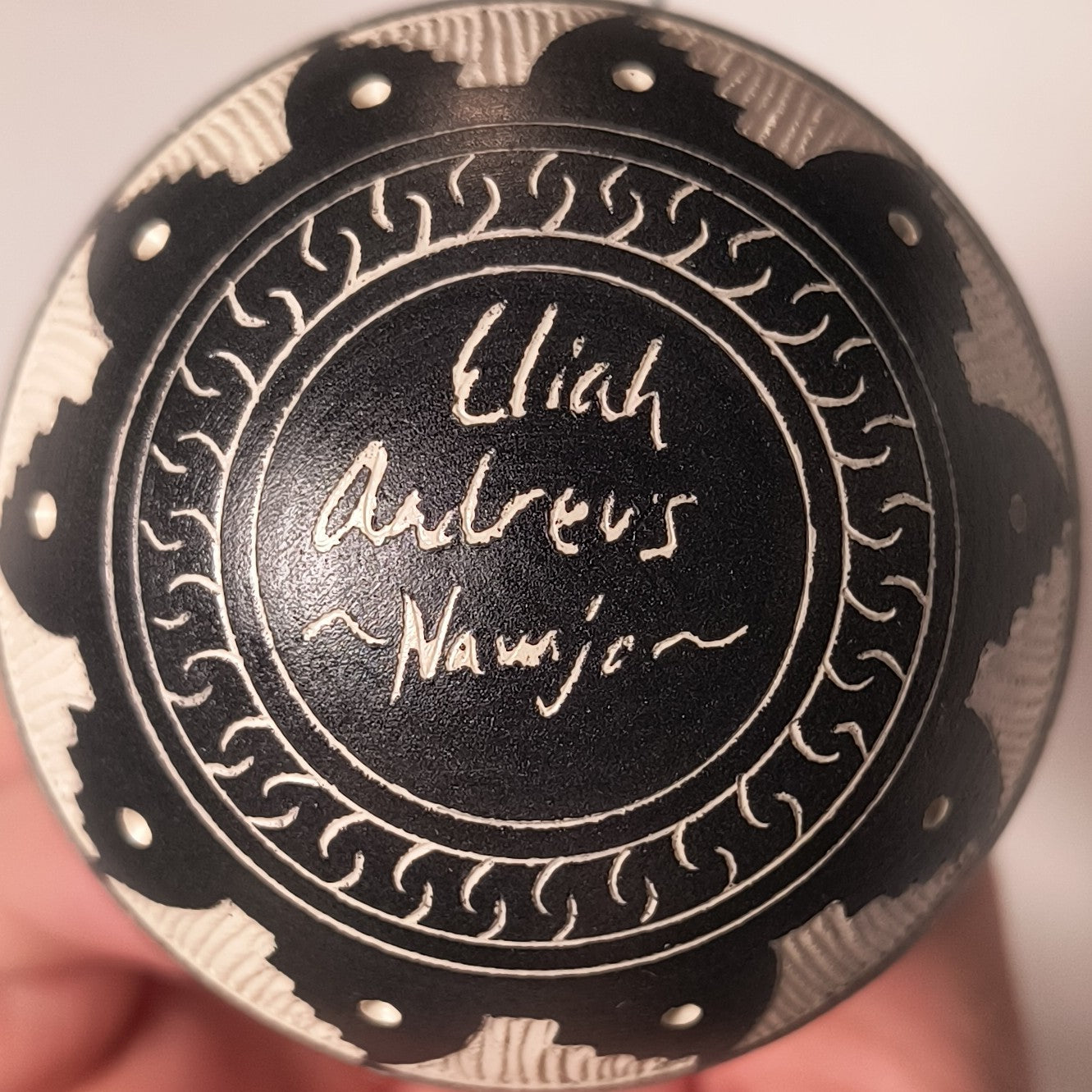 Navajo Christmas Ornament (Black)