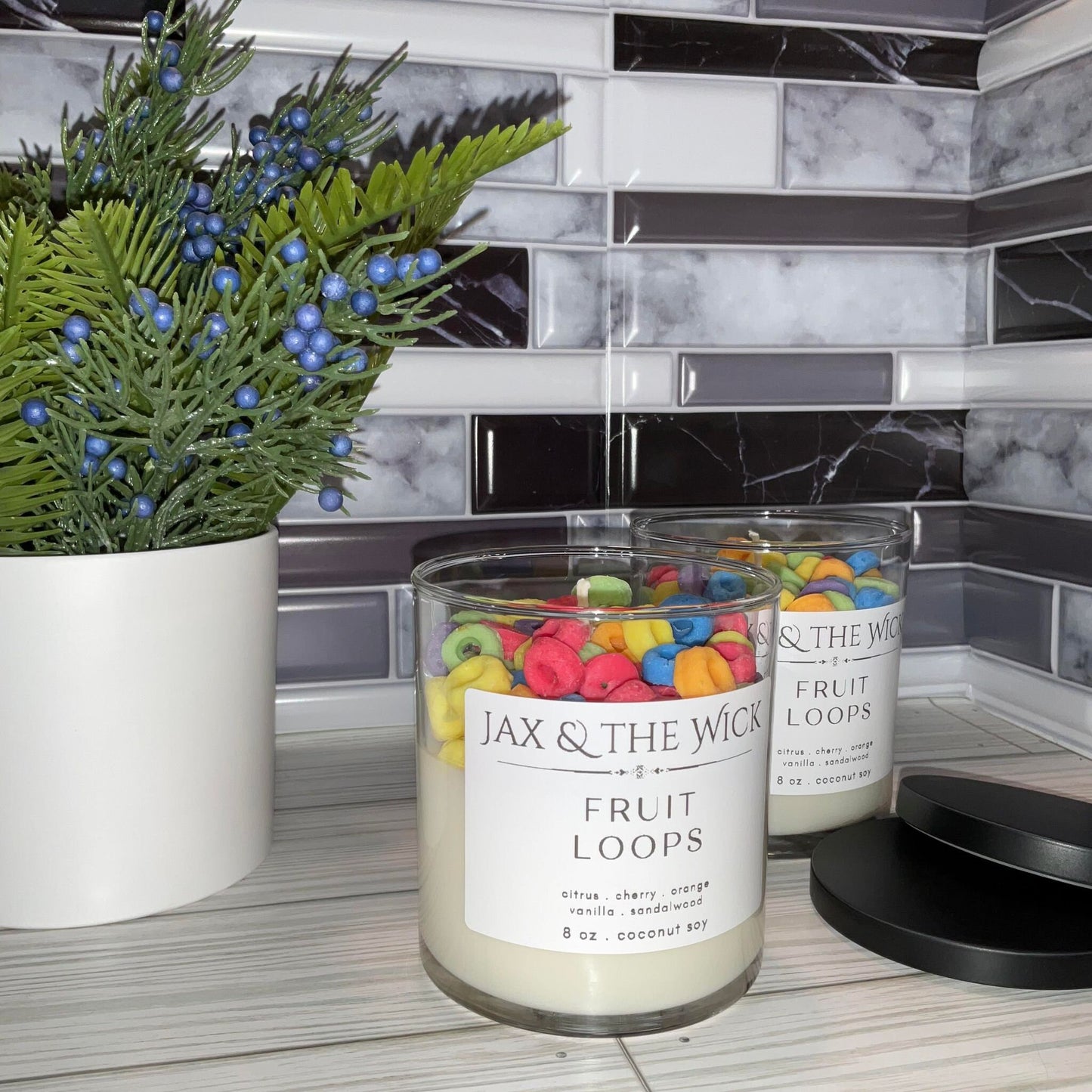 Fruit Loops Candles | Cereal Candles | Soy Candles